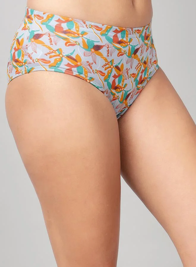 كلوفيا طقم سراويل داخلية هيبستر بخصر متوسط من 3 قطع